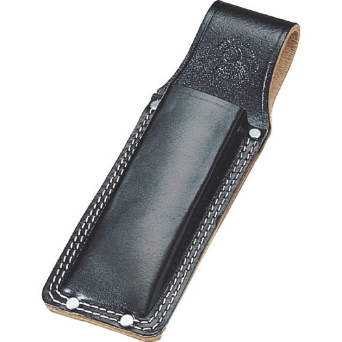 コヅチ 黒表皮ノミケース 1寸6分 マチ付 二重縫