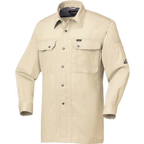 クロダルマ 長袖シャツ アイボリー 4L