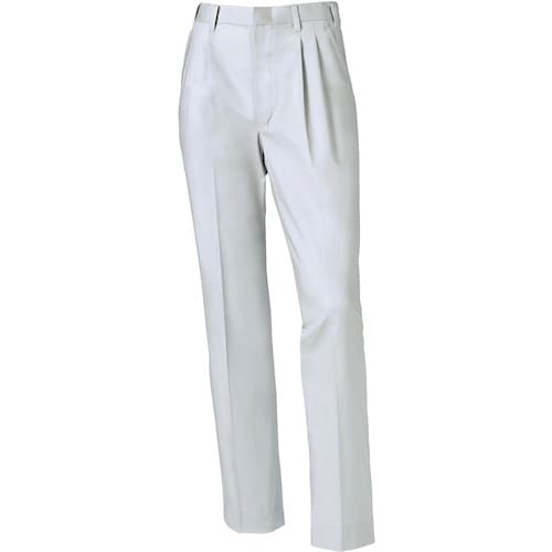 クロダルマ ズボン スラックス(ツータック) グレ