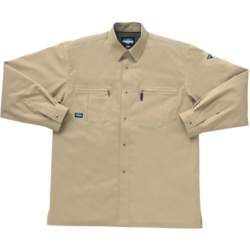 クロダルマ 長袖シャツ カーキ L