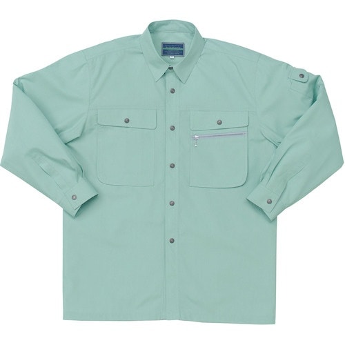 クロダルマ 長袖シャツ アースグリーン 5L