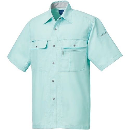 クロダルマ 半袖シャツ パウダーグリー M