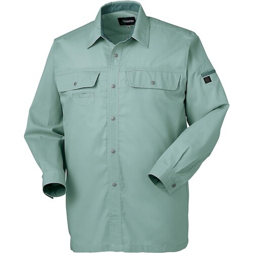 クロダルマ 長袖シャツ アースグリーン LL