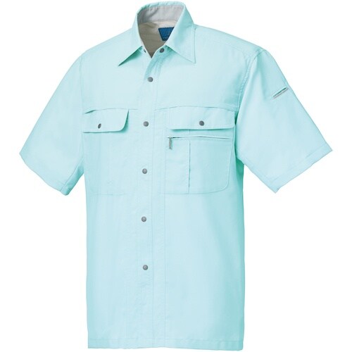 クロダルマ 半袖シャツ サックス L