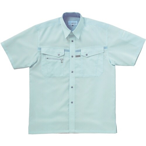 クロダルマ 半袖シャツ パウダーグリン M