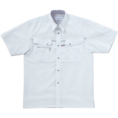 クロダルマ 半袖シャツ シルバーグレー LL