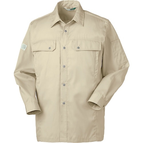 クロダルマ 長袖シャツ ベージュ 5L