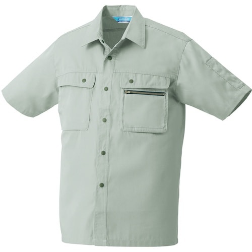 クロダルマ 半袖シャツ アースグリーン 4L