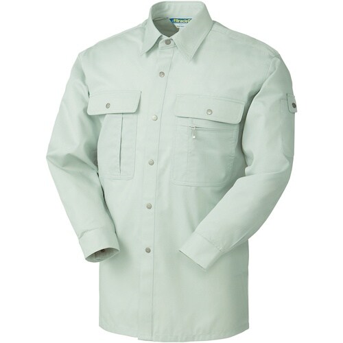 クロダルマ 長袖シャツ ライトグリーン M