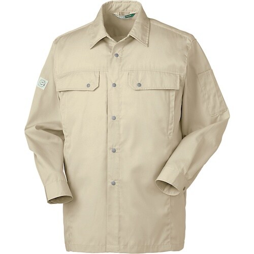 クロダルマ 長袖シャツ ベージュ 4L