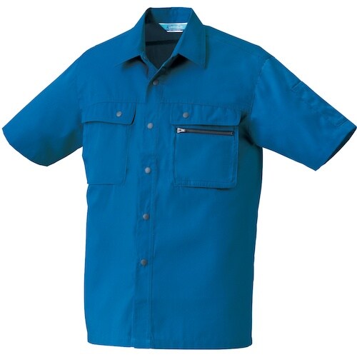 クロダルマ 半袖シャツ ブルー 4L