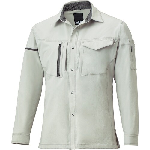 クロダルマ 長袖シャツ シルバー M