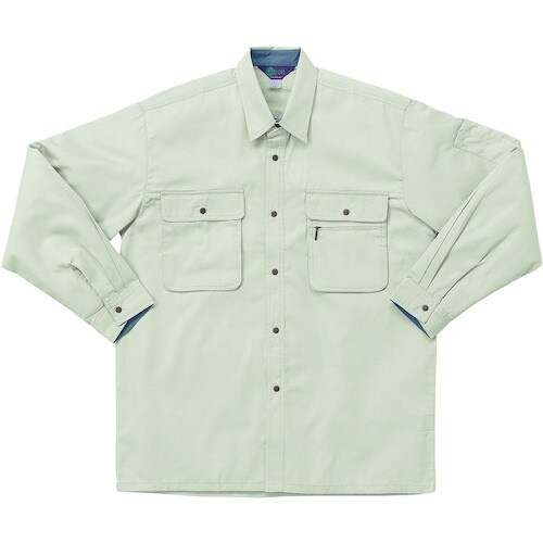 クロダルマ 長袖シャツ アースグリーン EL