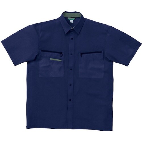 クロダルマ 半袖シャツ ネイビー 4L