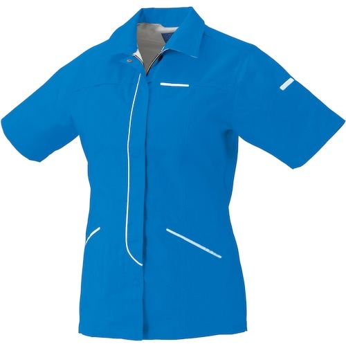 クロダルマ レディース半袖スモック ロイヤルブルー