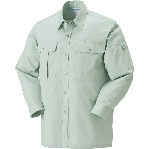 クロダルマ 長袖シャツ ライトグリーン L