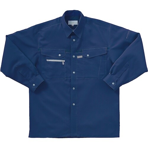 クロダルマ 長袖シャツ ネイビー L