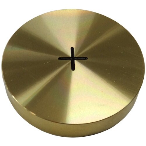 コノエ 測量用基準鋲 丸型 フラット 線十字φ60