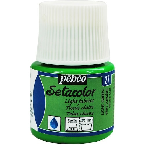 Pebeo 布用水性アクリル絵具セタカラー透明色