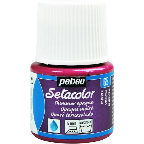 Pebeo 布用水性アクリル絵具セタカラーシマー