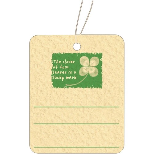 ササガワ 提札 角丸四角型 四つ葉のクローバー 1