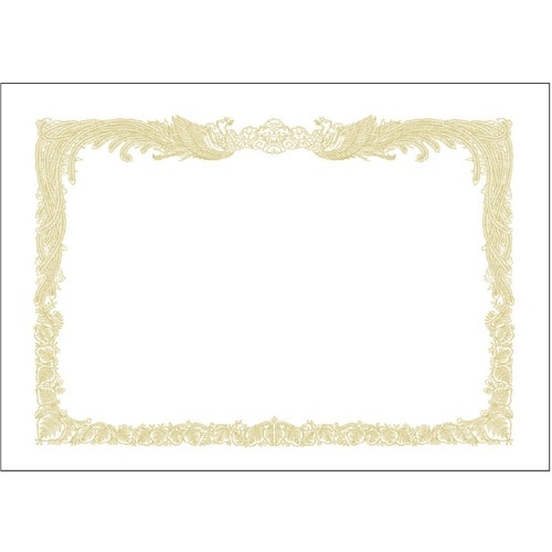 ササガワ 賞状用紙 厚口OA賞状用紙 白 B4判