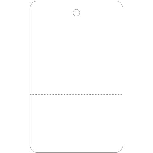 ササガワ 提札 糸なし 白無地 ミシン入 1801