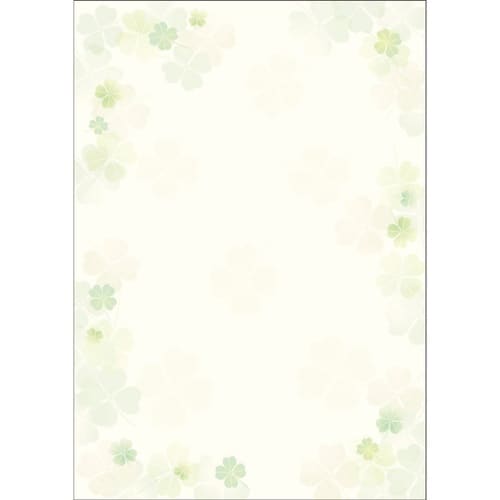 ササガワ 和柄用紙 和ごころ A4判 四つ葉 10