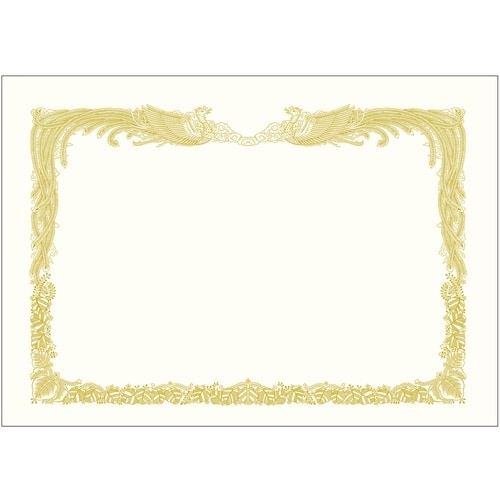 ササガワ 賞状用紙 金箔賞状用紙 B4判 縦書用