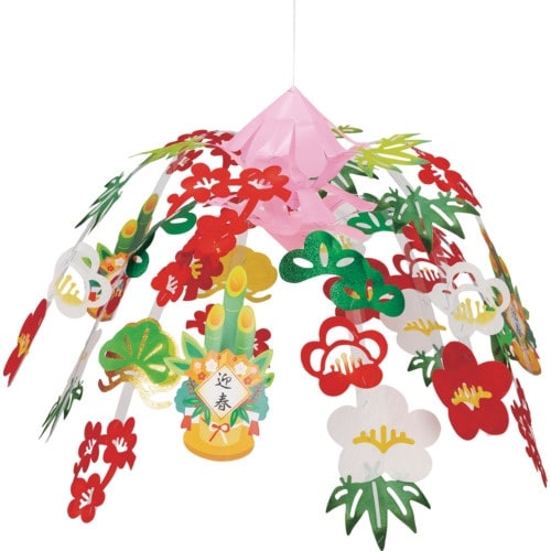 ササガワ 店飾 店飾 迎春ドロップセンター 390