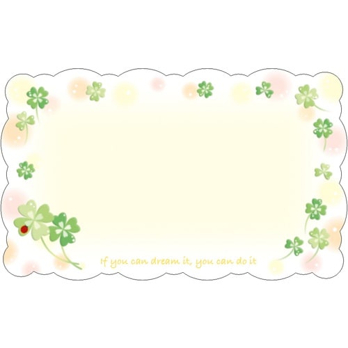 ササガワ メッセージカード Fカード100 サンシ