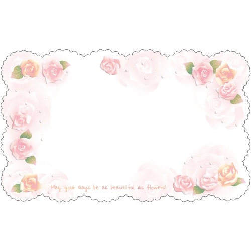 ササガワ メッセージカード Fカード100 ロージ