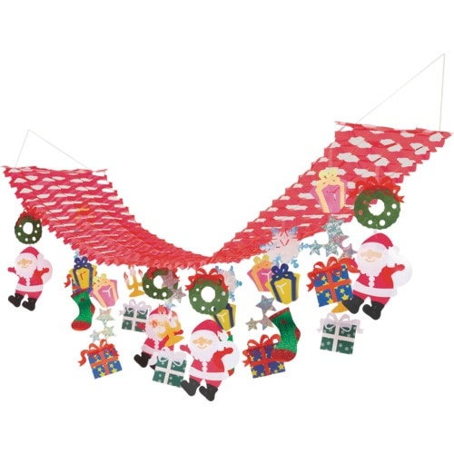 ササガワ 店飾 プレゼントサンタハンガー 3908