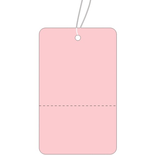 ササガワ 提げ札 提札 大 桃地 ミシン目入 18