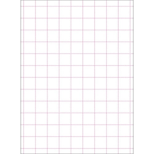 ササガワ ポップ用紙 POP用紙 大 白 アミ目入