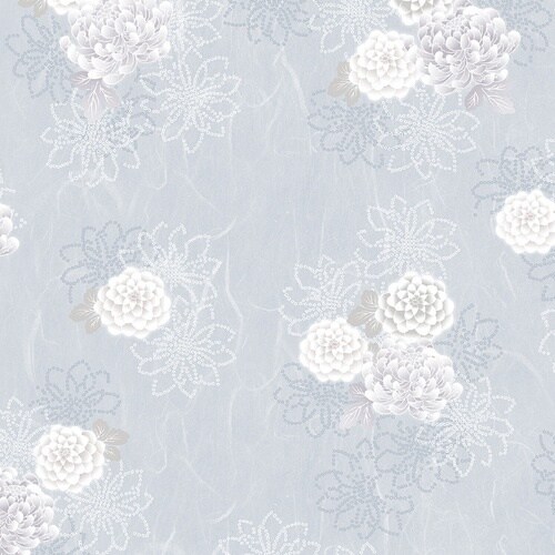 ササガワ 包装紙 包装紙10枚ロール 菊凪 半才判