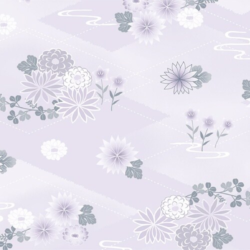 ササガワ 包装紙 包装紙 流彩花 半才判 4901