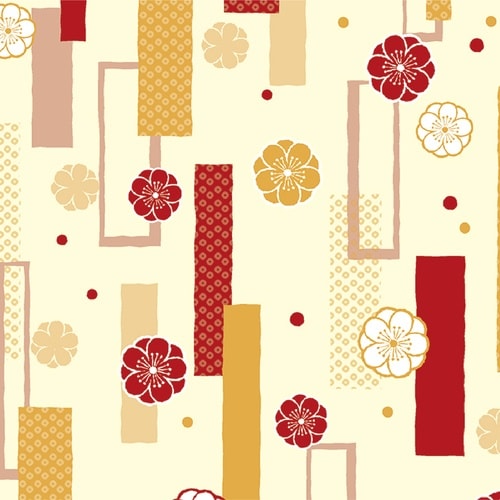 ササガワ 包装紙 包装紙 梅小町 半才判 4901