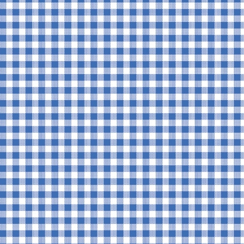 ササガワ 包装紙 包装紙 レトロギンガム青 半才判