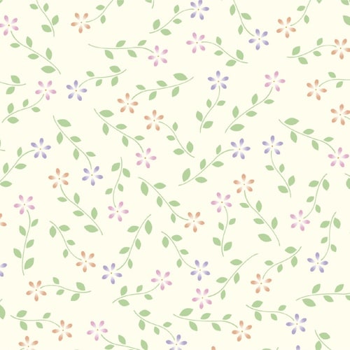 ササガワ 包装紙 包装紙 プティフルール 半才判