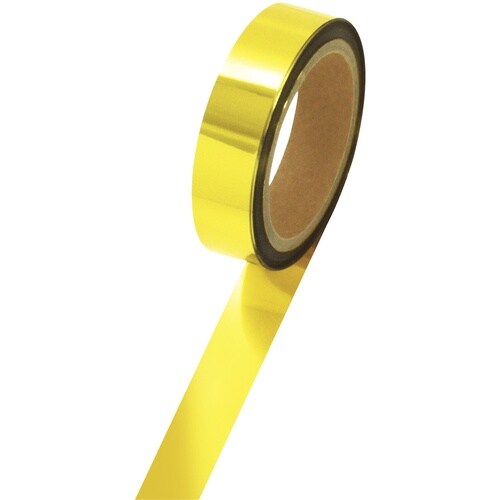 ササガワ メッキテープ メッキテープ 金 25mm