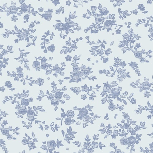 ササガワ 包装紙 包装紙 ブルーフラワー 全判 4