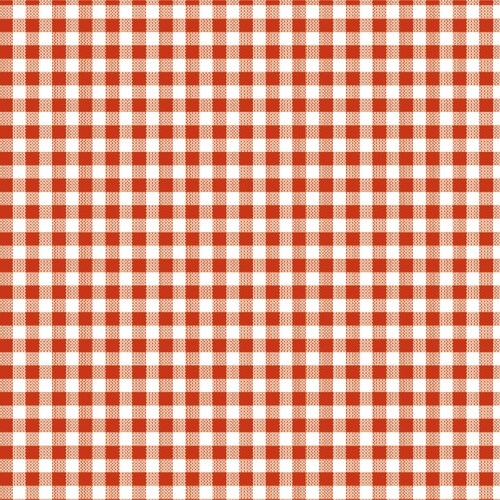 ササガワ 包装紙 包装紙 レトロギンガム赤 半才判
