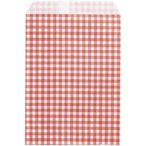 ササガワ 平袋 平袋 ギンガムあか 105×150