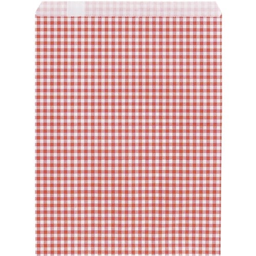 ササガワ 平袋 平袋 ギンガムあか 180×230