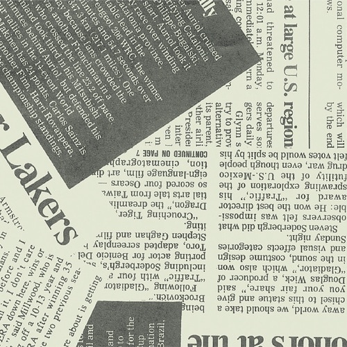 ササガワ 包装紙 包装紙 ニュースペーパー 半才判