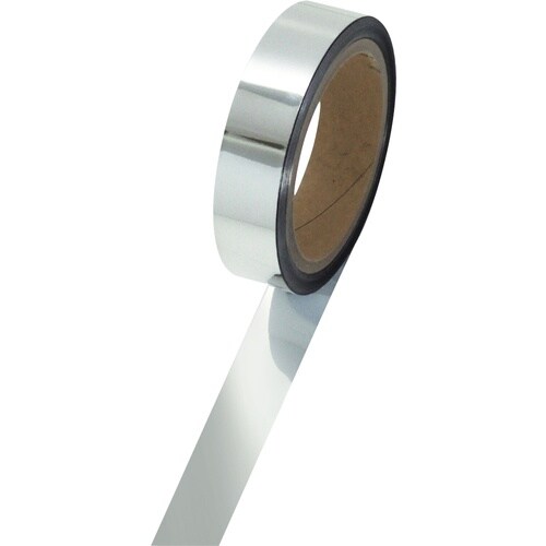 ササガワ メッキテープ メッキテープ 銀 25mm