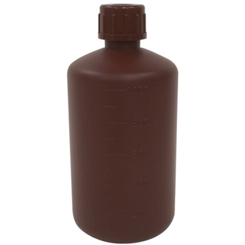 KOKUGO PE細口瓶 茶 1L