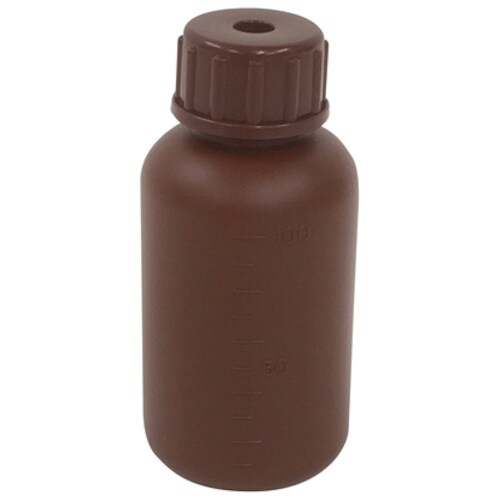 KOKUGO PE細口瓶 茶 100ml