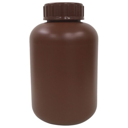 KOKUGO PE広口瓶 茶 10L